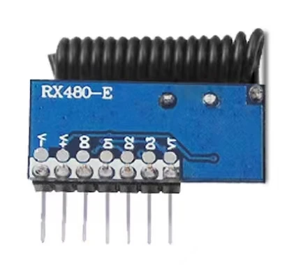 RX480-E 433mhz Wireless Decoding Superheterodyne Receiver 4 Channel Output Module 1527 Learning code